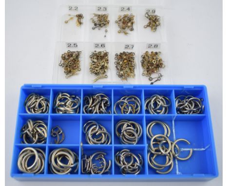 A collection of vintage NOS pocket watch bows and hands. (40+)  All in original condition With lots of examples in working or