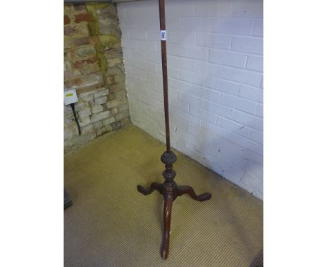 A mahogany tripod polescreen stand - Height 1.2 m -  Removed from a Cambridge College
