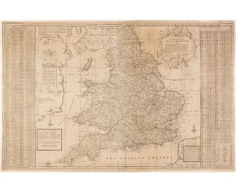 Maps. A collection of approximately 135 British maps, mostly 18th &amp; 19th century, engraved maps of counties, countries, s