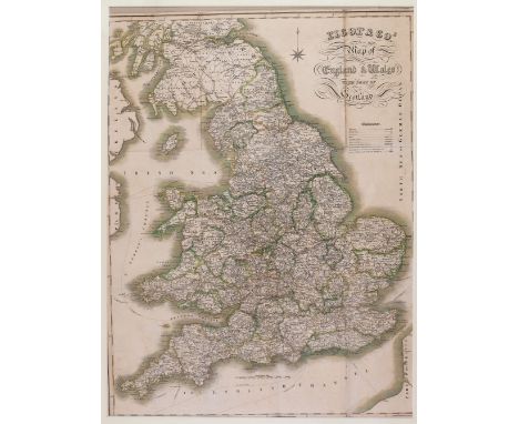 * Pigot (James). Pigot &amp; Co.'s Map of England &amp; Wales with part of Scotland [and] Pigot &amp; Co,'s New Map of Scotla