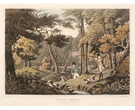 * Havell (Robert). Set of Four Shooting Prints, Pheasant Shooting Black Park near Uxbridge, Snipe Shooting near Uxbridge, Wil