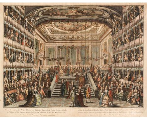 * Baratta (Antonio, 1724-1787). Dessein du Spectacle, que leurs Excellences Messeurs Nicolas Michieli, et Philipe Calbo Sages
