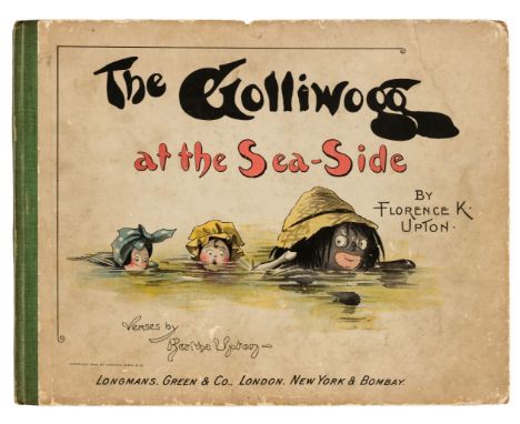 Upton (Florence K. illustrator). The Golliwog at the Sea-Side, London: Longmans, Green &amp; Co., 1898, colour illustrations 