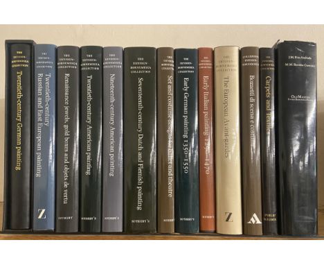 The Thyssen-Bornemisza collection. Twentieth-century German painting, by Peter Vergo, 1992, gilt decorated leather in slipcas