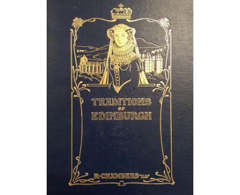 Topography. A collection of British topography reference, including Traditions of Edinburgh, by Robert Chambers, London: W. &