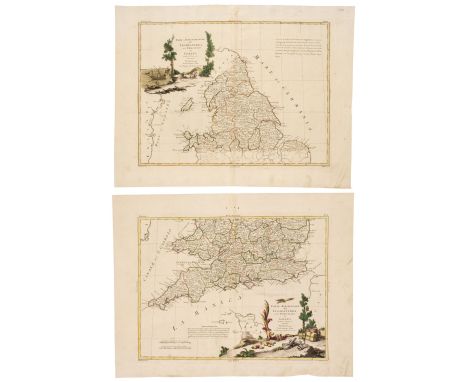 England and Wales. A collection of 30 maps, 17th - 19th century, engraved maps, including examples by or after Zatta (on two 