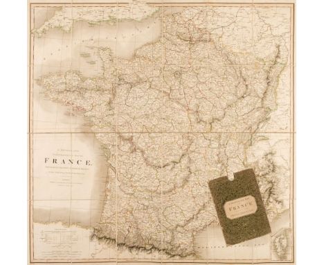 Folding Maps. A Collection of Seven Maps, mostly 19th century, including Smith (C.). A Physical and Topographical map of Fran