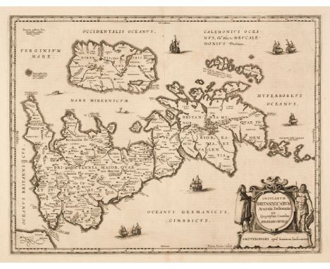 British Isles. Jansson (Jan &amp; Ortelius Abraham), Insularum Britannicarum Acurata Delineatio ex Geographicis Conatibus Abr