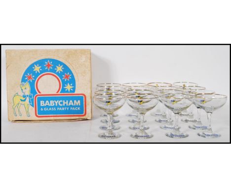 Twelve Frosted Roman Numial Party Champagne Glasses