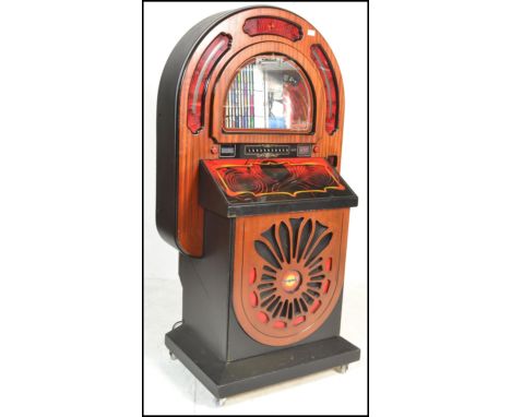 A vintage style music jukebox by Sound Leisure Music Systems Limited (Stafford Street, Leeds) ' Royale ', the compact disc / 
