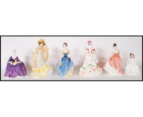 A collection of Royal Doulton ceramic figurines to include Flowers Of Love Primrose HN 3710 / Primrose HN&nbsp; 3709, Charlot