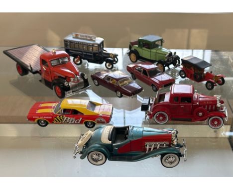 Selection of assorted vintage toy vehicles to include Dinky, LLedo etc