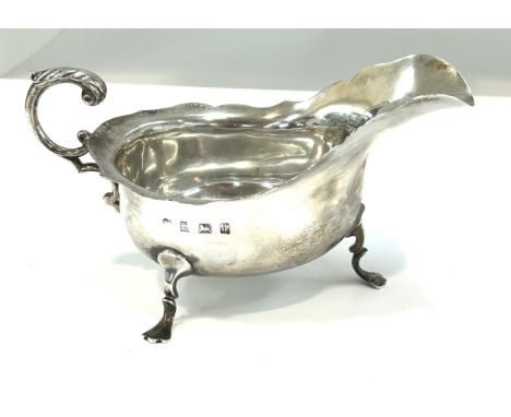 Vintage silver gravy boat total weight 193 grams 