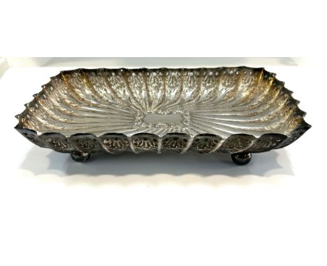 Vintage silver sweet tray total weight 275grams 