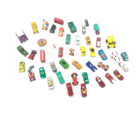 Selection of vintage diecast vehicles to include dinky, matchbox etc