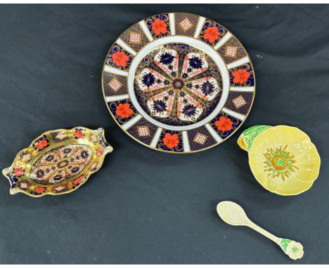 Royal crown Derby 1128 Plate and trinket, carlton ware etc