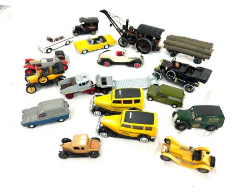 Selection of assorted vintage toy diecast vehicles to include Lledo, Lesney etc