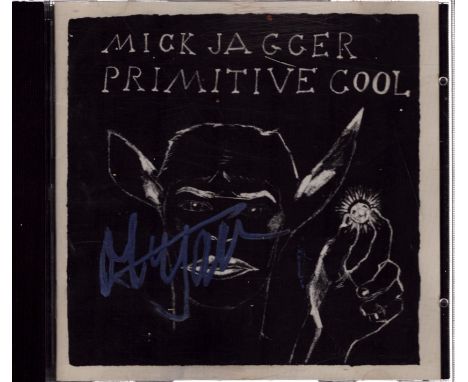 Mick Jagger signed Primitive Cool CD. Signature on cd booklet. Good condition. All autographs come with a Certificate of Auth