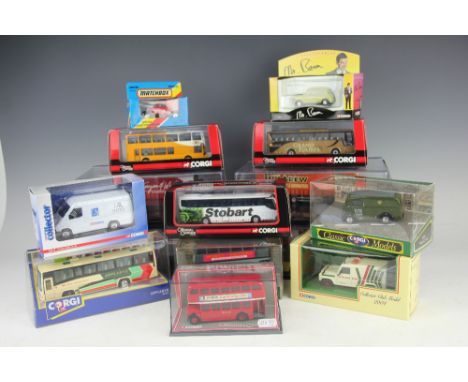 A collection of Corgi vehicles to include four models from 'The Original Omnibus Comapany', a collectors club model 2004 edit