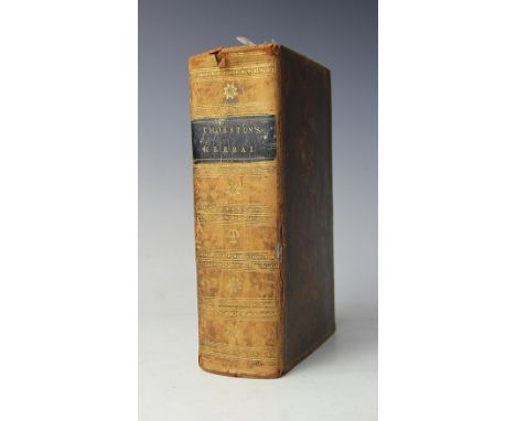 THORNTON (R), A NEW FAMILY HERBAL, or popular account of natures and properties, first edition, with illustrations by Thomas 