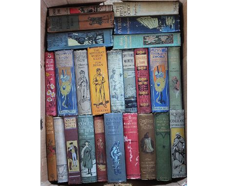 A collection of children's pictorial cloth bindings, to include: MELBOURNE HOUSE, Routledge; WILLIAMS (A), THE ROMANCE OF MOD