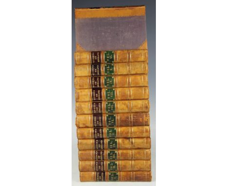 STRICKLAND (A), LIVES OF THE QUEENS OF ENGLAND, from the Norman Conquest with anecdotes of their courts, 12 vols, engraved po