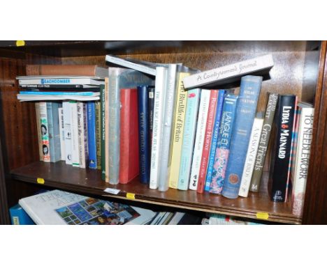 Hardback reference books, to include Atlas of Anatomy, Needlework, Bird Lives of Britain, Oxford Atlas, etc. (1 shelf)