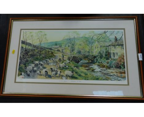 After Graham Carver. Errotic Progess, Kettlewell North Yorkshire, limited edition print, 150/500, framed and glazed. 