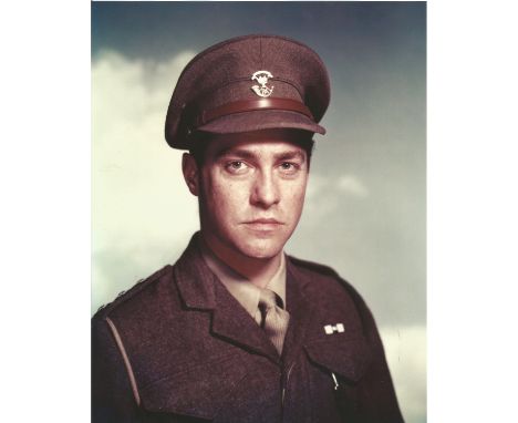 Richard Todd Signature Piece Featuring A Colour 10x8 Photograph Plus A Signed White Card Approx 3x5. Todd Is Best Known For P