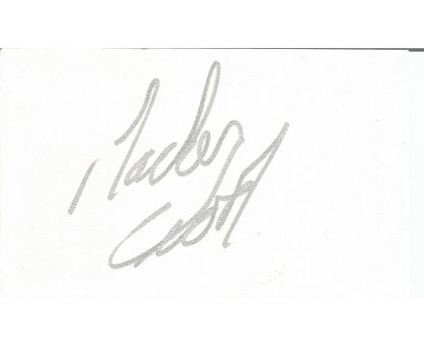 Mackenzie Crook British Actor Who Starred In Pirates Of The Caribbean Films. 6x4 Signature Piece On White Card. Good Conditio