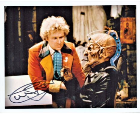 Colin Baker Signed 10x8 Colour Photograph. Baker Is An English Actor Who Played Paul Merroney In The BBC Drama Series The Bro