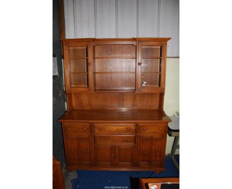 An 'Ercol' dresser  - 61" wide base  x 20½" depth x 79" high.