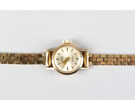Ladies Jno Inca-bloc 9 carat gold wrist watch, approx. 16 grams 