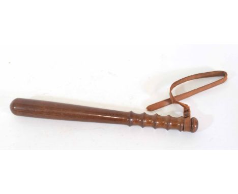 20th century Police night stick or baton, no maker's name or issue, 38cm long