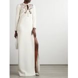 BRAND NEW ELIE SAAB CADY CUT OUT KEYHOLE NCK L/S DRESS Size 36 FR. RRP £2750. (AO). 31