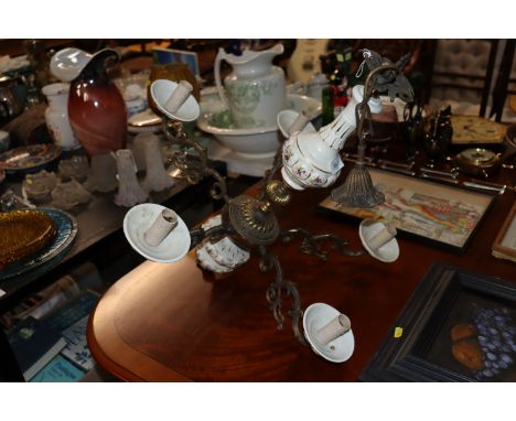 A five branch ceiling light