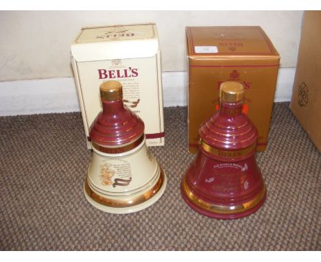An unopened Bell's Scotch Whisky decanter in original box together with one other 