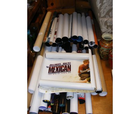 A large quantity of film posters; assorted sizes CONDITION REPORT Posters vary in size from A4 to Quad (approximately). Most 