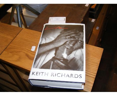 'Life' by Keith Richards of The Rolling Stones - signed to the inside Title Page  CONDITION REPORT In our judgement, conditio