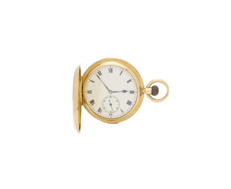  Charles Frodsham. An 18k gold hunting cased minute repeating pocket watch No.21645, made circa 1920 Keyless winding rhodium 