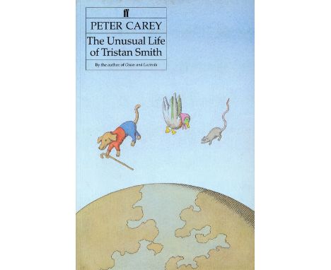 Signed Book Peter Carey The Unusual Life of Tristan Smith Hardback Book 1994 First Edition Signed by Peter Carey on the Title