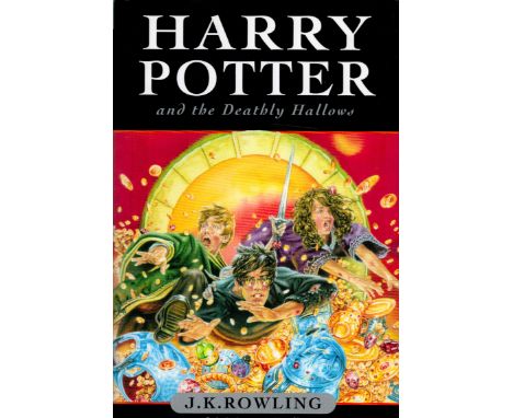 Harry Potter and the Deathly Hallows by J K Rowling Hardback Book First Edition 2007 published by Bloomsbury Publishing Plc s