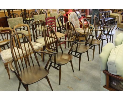 6 Ercol armchairs