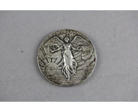 1920 white metal Army Swimming Championships medal by Phillips, awarded to team from 2nd Bn. Coldstream Guards
