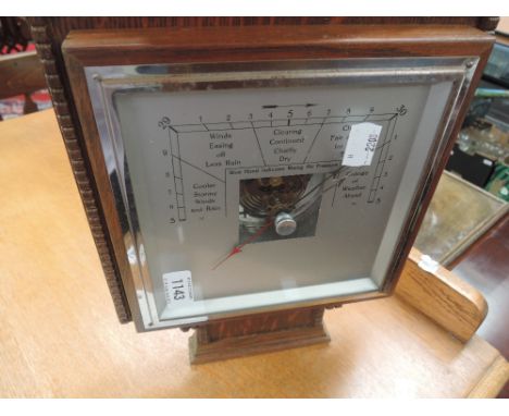 A 1930s aneroid barometer