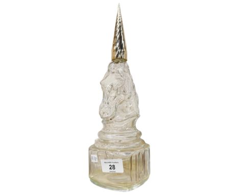 UNUSUAL UNICORN GLASS DECANTER 