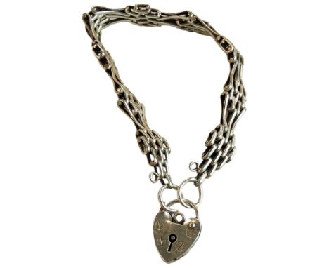 SILVER GATE BRACELET 
