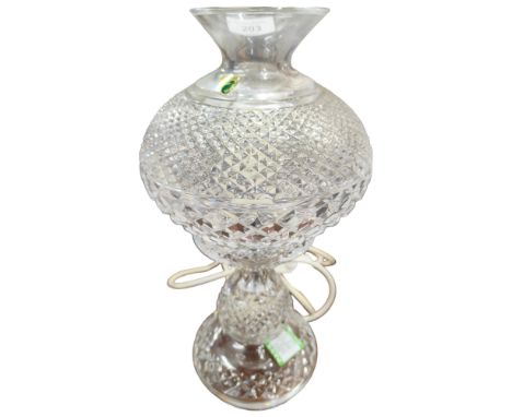 WATERFORD CUT GLASS LAMP 