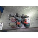 Lot of (6) Assorted Pneumatic Random Orbital Sanders - Manuf. Reelcraft and Dynabrade