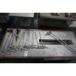 (15) Assorted Air Guns with (2) NORGREN air Regulators